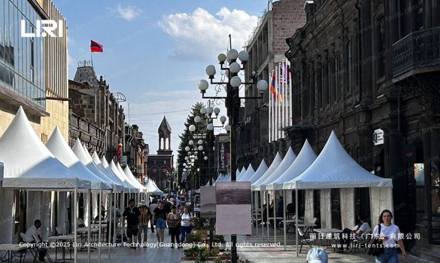 迷你锥顶篷房现场