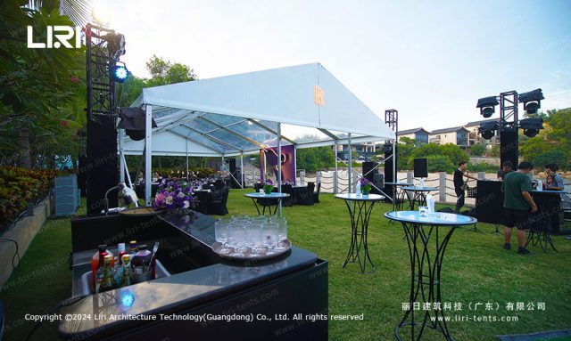 高端宴会篷房现场