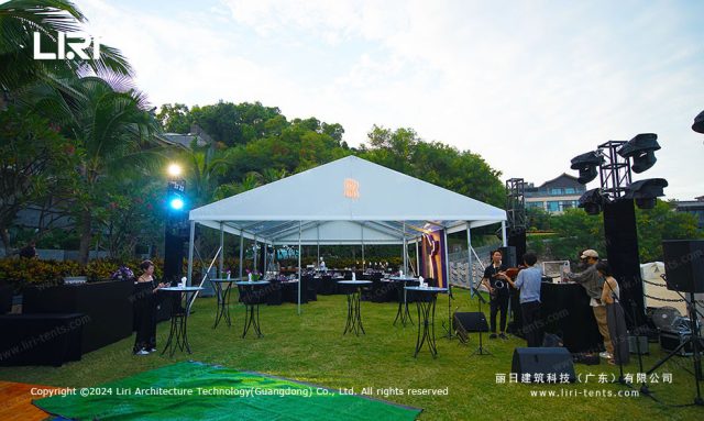 高端宴会篷房正面图