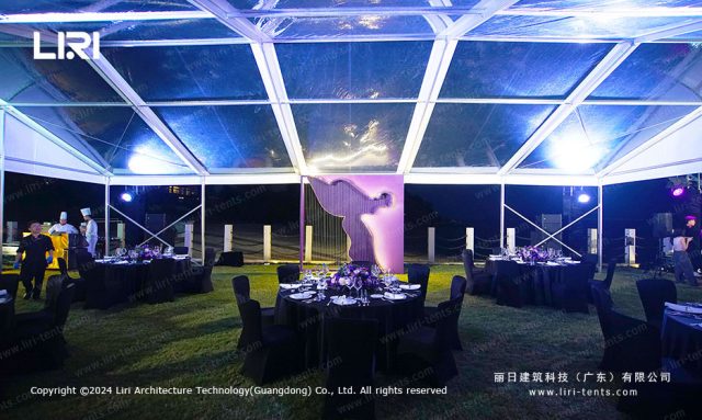 高端宴会篷房内景图