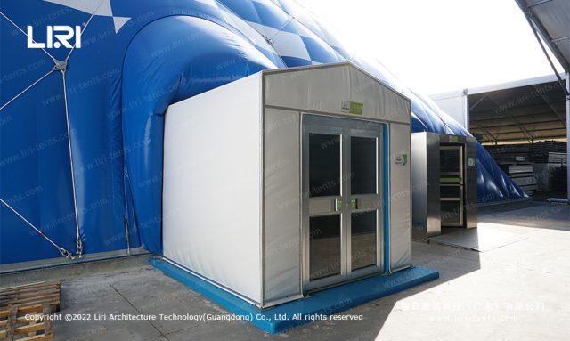 气膜工业仓储现场