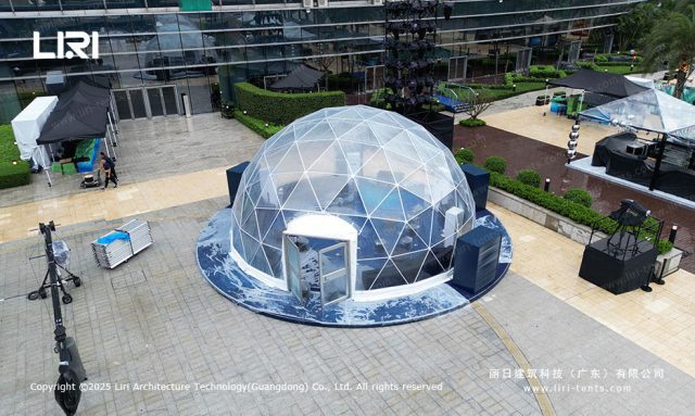 圆形活动篷房图片