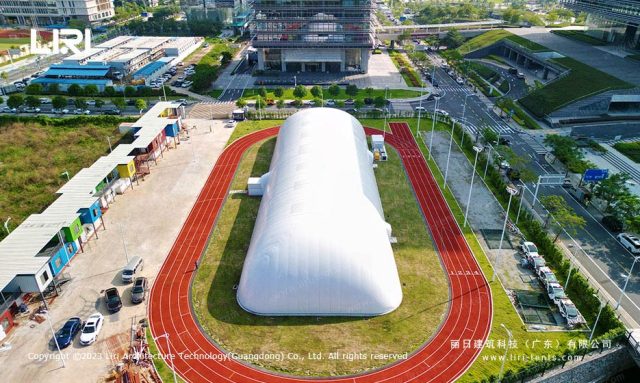 气膜运动馆背面图