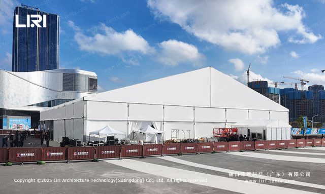 活动庆典篷房侧面图