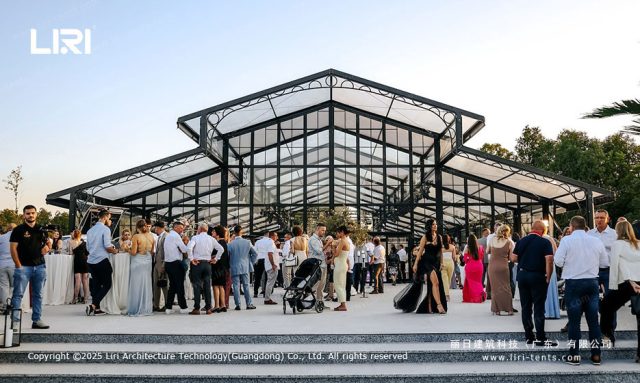 中庭篷房正面图